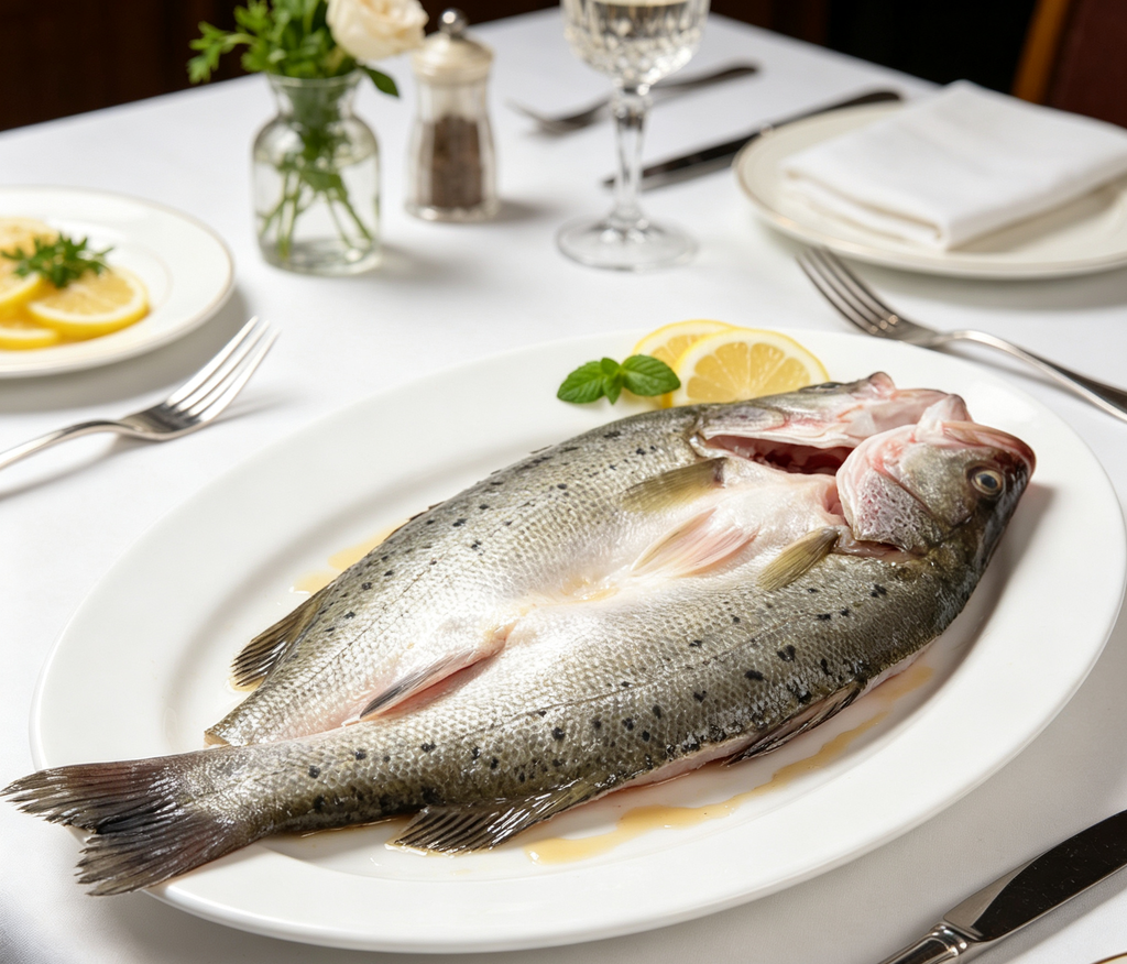 Freshly Steamed Whole Fish