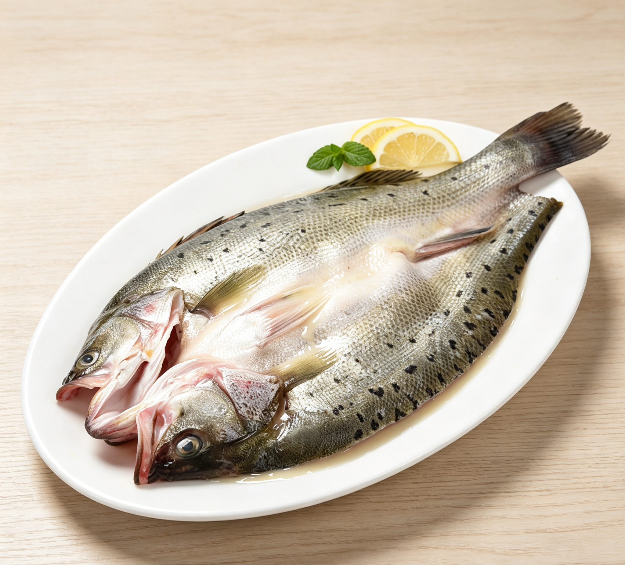 Freshly Steamed Whole Fish
